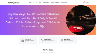 Thumbnail of myvinylshops.com