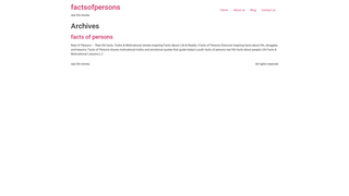 Thumbnail of factsofpersons.com