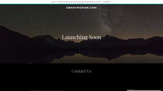 Thumbnail of abhaymohan.com
