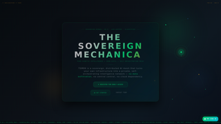 Screenshot of thesovereignmechanica.ai