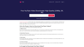 Thumbnail of yt2d.net