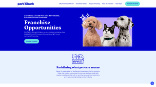 Thumbnail of parkandbarkfranchise.com