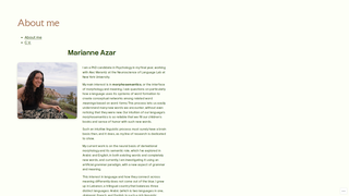 Thumbnail of marianneazar.com