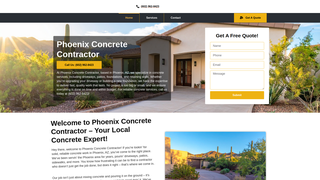 Thumbnail of thephoenixconcretecontractor.com