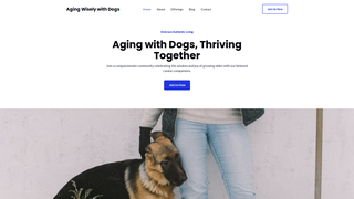 Thumbnail of agingwithdogs.com