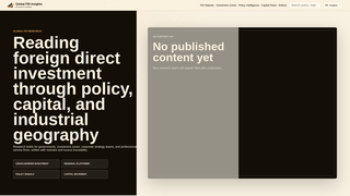 Screenshot of globalfdiinsights.com