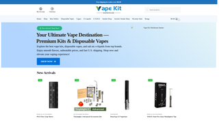 Thumbnail of vapekitwarehouse.com