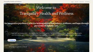 Thumbnail of tranquilityhealthandwellness.org