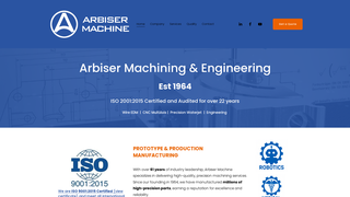 Thumbnail of arbisermachinengineering.com