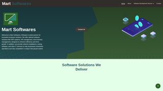Screenshot of martsoftwares.com