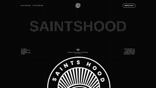 Screenshot of saintshood.org