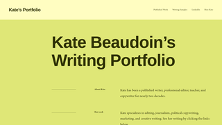 Thumbnail of katebeaudoin.com