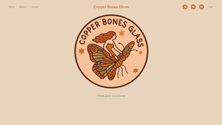 Thumbnail of copperbonesglass.com