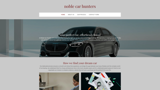 Screenshot of noble-car-hunters.com
