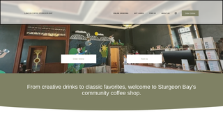Screenshot of lawlsscoffeesturgeonbay.com