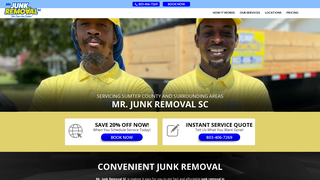 Screenshot of mrjunksc.com