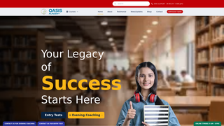 Screenshot of theoasisacademyprep.com