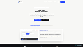 Screenshot of unihear.app