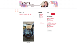 Thumbnail of thechristineblog.com