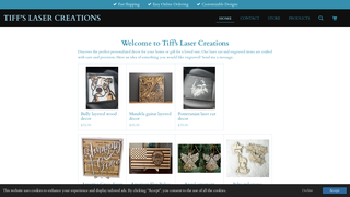 Thumbnail of tiffslasercreations.com