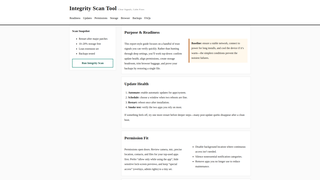Thumbnail of integrityscantool.com