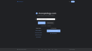 Thumbnail of aroropiology.com