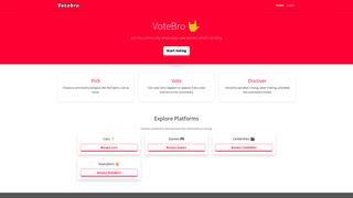 Thumbnail of votebro.com