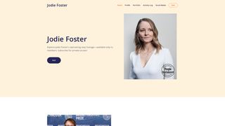 Thumbnail of jodiefoster.org