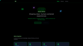 Screenshot of saumyverma.com