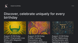 Thumbnail of uniquelyyoubirthday.com