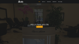 Screenshot of bellanailsalonca.com