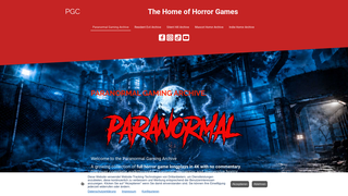 Screenshot of horrorlongplayarchive.com