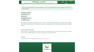 Thumbnail of natureboostlife.com