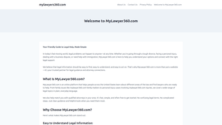 Thumbnail of mylawyers360.com