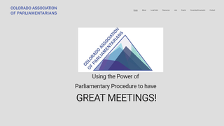 Thumbnail of coloradoparliamentarians.com