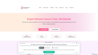 Thumbnail of breastandcancer.com