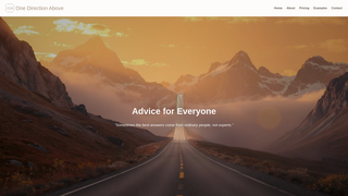 Thumbnail of onedabove.com