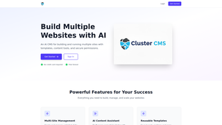Thumbnail of clustercms.com