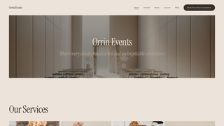 Thumbnail of orrinevents.com