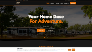 Screenshot of rvbasecampmo.com
