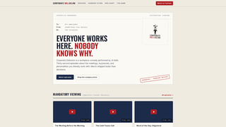 Screenshot of corporatedollusion.com