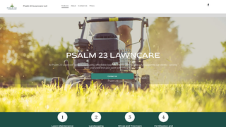 Screenshot of psalm23lawncare.com