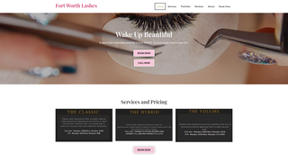 Thumbnail of fortworthlashes.com