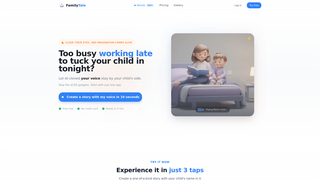 Screenshot of familytale.io