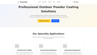Thumbnail of powdercoatingcn.com