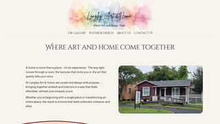 Screenshot of langleyarthome.com