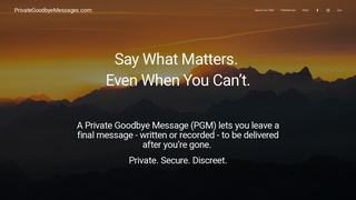 Thumbnail of privategoodbyemessages.com