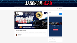Thumbnail of jasonshead.com