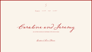 Thumbnail of jeremyandcaroline.com