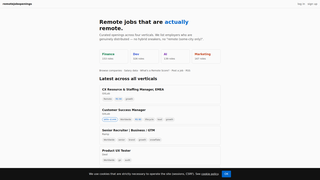Screenshot of remotejobopenings.com
